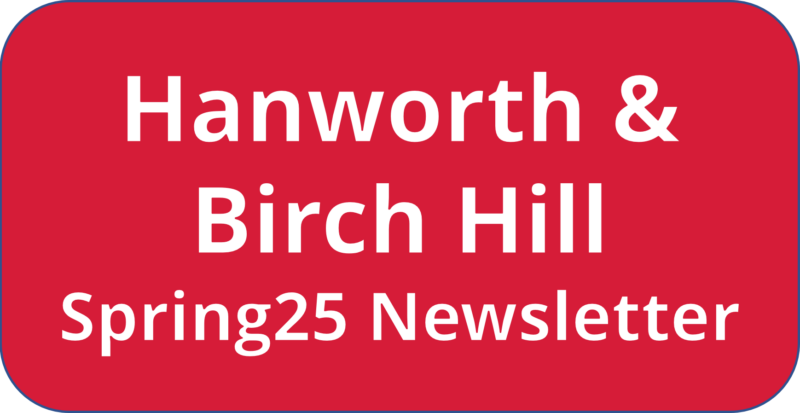 Hanworth and Birch Hill Spring 25 Newsletter